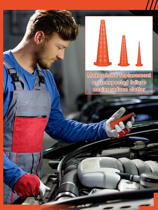 Hydraulic Oil Service Plugs Large Medium Small Sizes Multi Pack Rubber Drip - Image 5