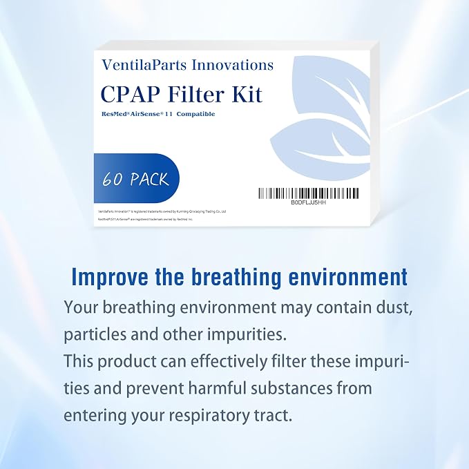 60 Pack - Ultra Fine CPAP Filters - Compatible - Image 5