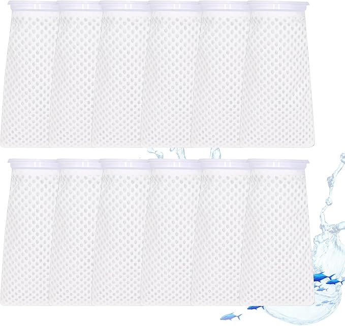 12 Pack 4 Inch Filter Sock, 150 Micron, Ring Honeycomb Filter Socks, Filter by Unknown