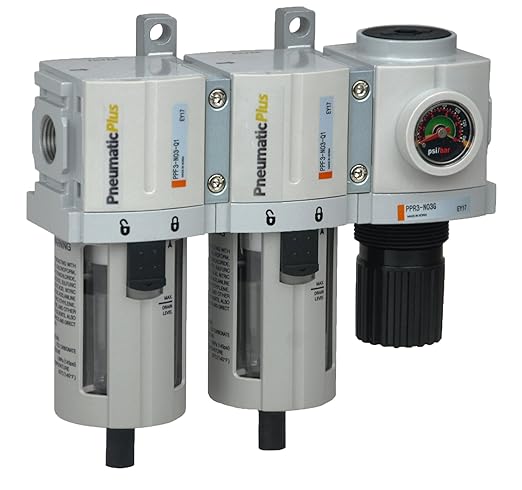 PneumaticPlus PPC3C-N02G Compressed Air Drying System- Particulate Air Filter by PneumaticPlus