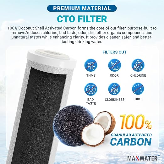 Max Water 2 Stage Whole House 10 inch, Standard Water Filtration System - Image 3