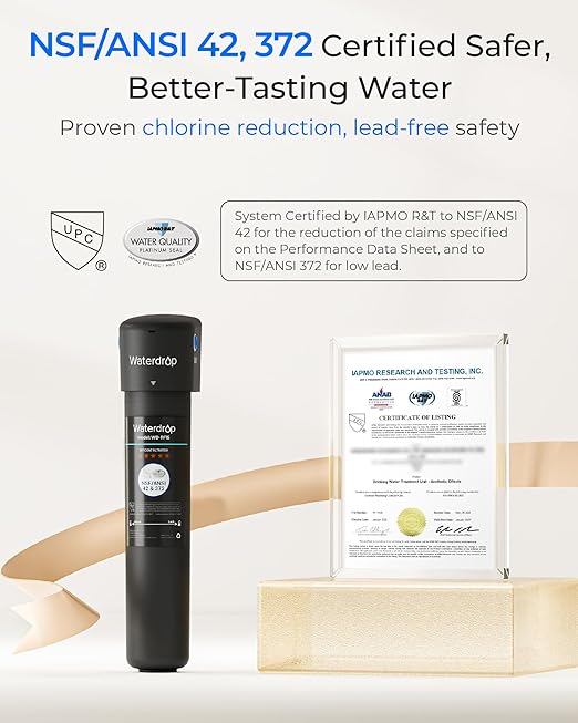 Waterdrop 15UA Under Sink Water Filter System, 2 Years, Bad Taste & Odor - Image 4