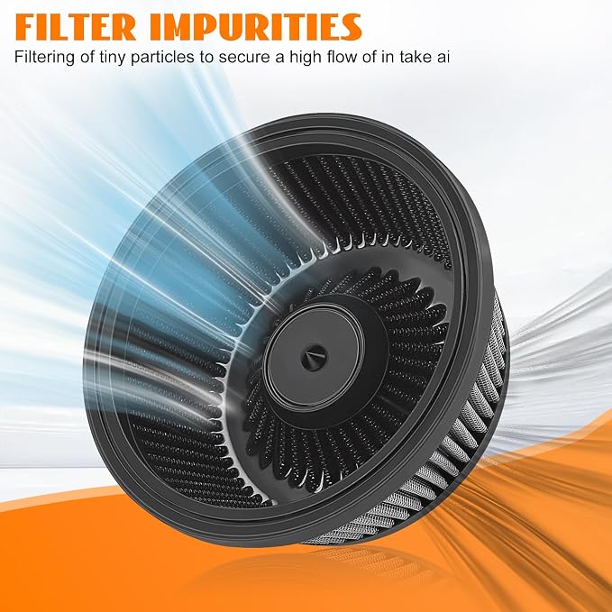 High Flow Air Cleaner Intake Filter System Kit Air Filters Cover Drift Style - Image 5