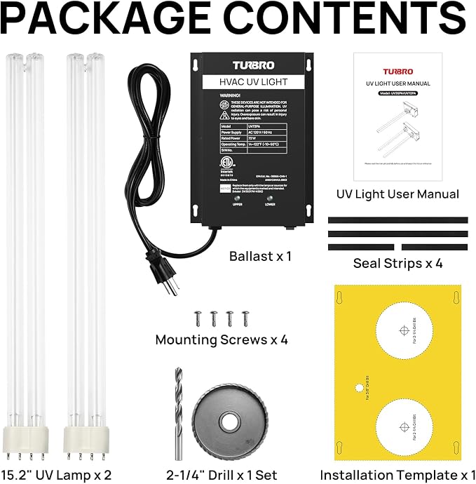 TURBRO 72W UV Sanitizer Lamp - Image 7
