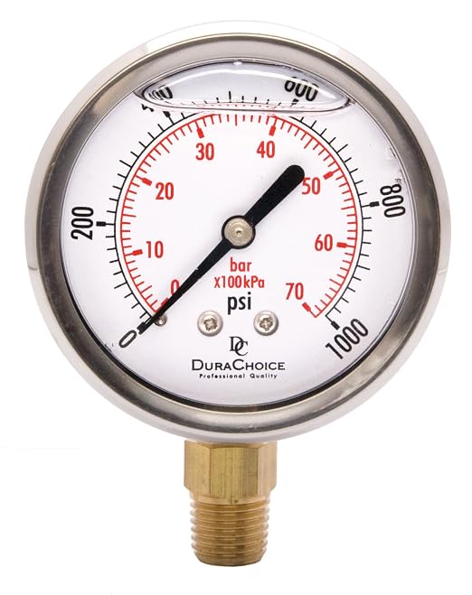 2-1/2" Oil Filled Pressure Gauge by DirectMaterial