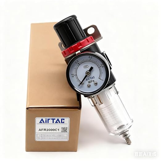 Compressed Air Low Pressure Filter Regulator Airtac AFR2000-C 1/4'' NPT 0-60 - Image 9