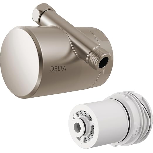 Delta Faucet Clarifi Standard Shower Filter Attachment Brushed Nickel by DeltaFaucet