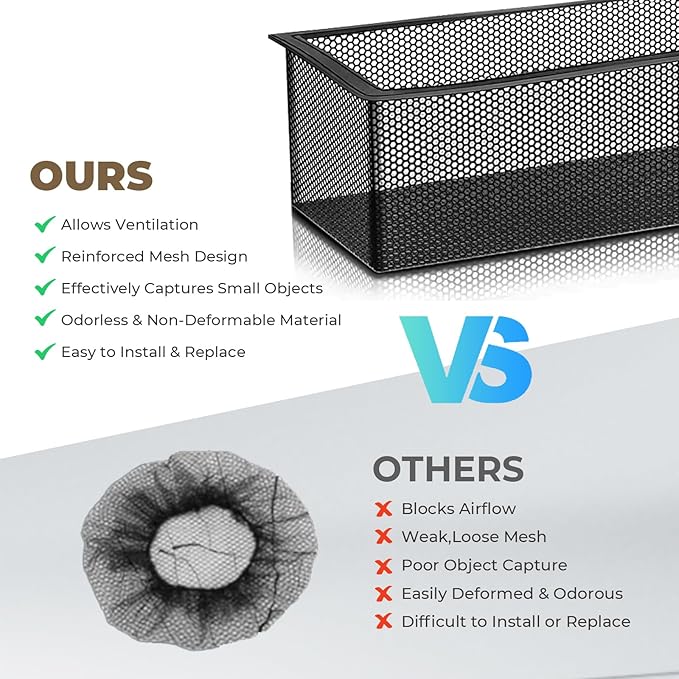 Floor Vent Screen Net for 4x10'' Floor Register, Vent Mesh for Trapping Debris - Image 6
