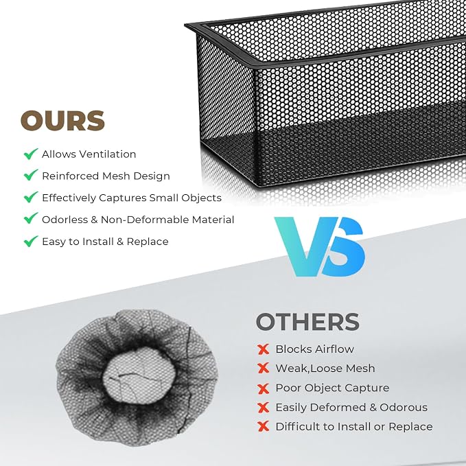 Floor Vent Screen Net for 4x12'' Floor Register, Vent Mesh for Trapping Debris - Image 6