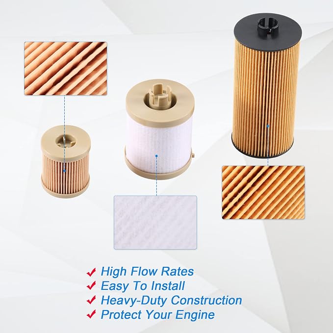 CARMOCAR FD4616 Fuel Filter and FL2016 Oil Filter Replacement - Image 6