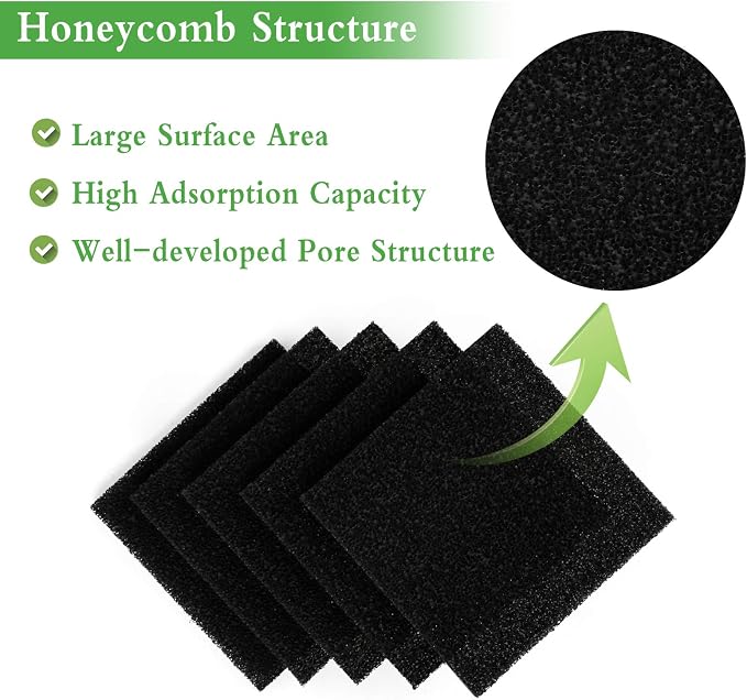 10 Pack Smoke Fume Absorber Filter, Activated Carbon Solder Fume Extractor - Image 5