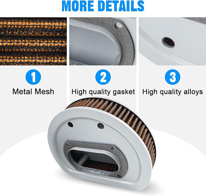 Motorcycle Air Filter 29462-99 1011-4208 High Flow Intake Cleaner Accessories - Image 3