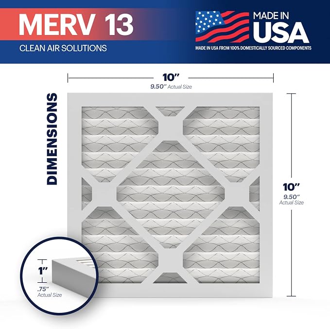 BNX TruFilter 10x10x1 Air Filter MERV 13 - Image 2