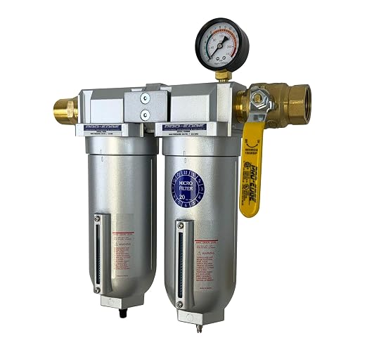 3/4" NPT Industrial Moisture Removing Particulate Filter Water Separator and Oil - Image 2