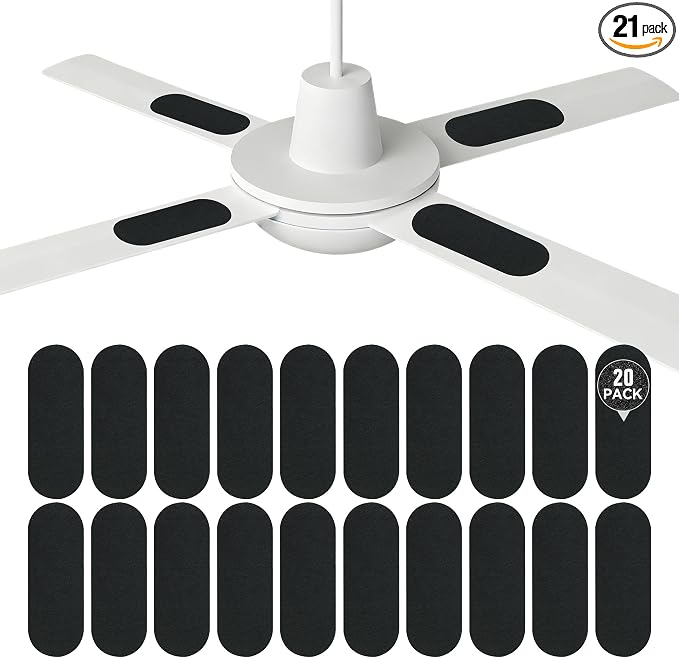 20-Piece Ceiling Fan Air Filter Pack, Fragrance-Free Activated Coconut Shell by Unknown
