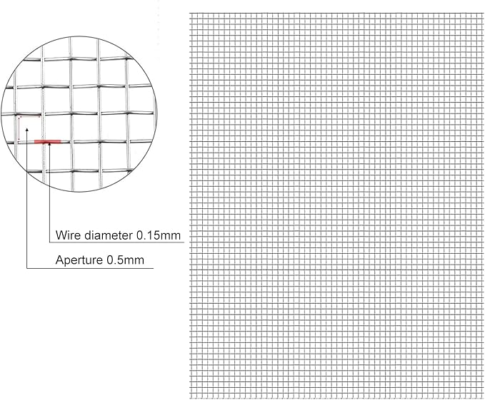 Stainless Steel Woven Wire Mesh 304 Stainless Steel Mesh Sheet 40 Mesh Woven - Image 2