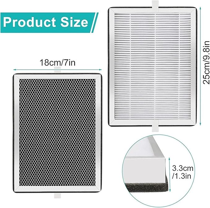 4PCS MA-25 H13 True HEPA Replacement Filter，Compatible - Image 2