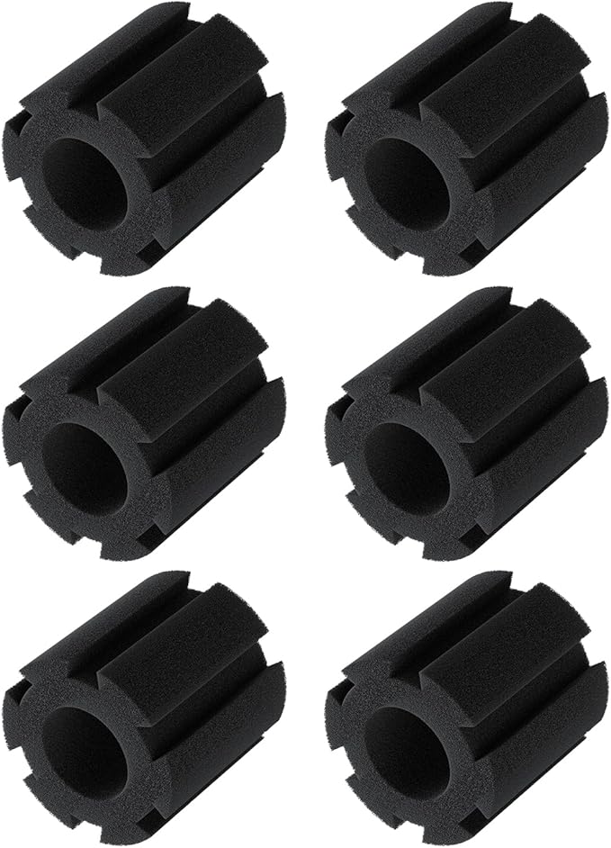Pawfly 6 Pack Replacement Filter Sponges Aquarium Nano Bio Sponge Filter by Pawfly