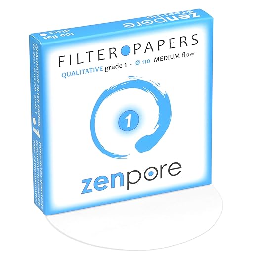 Qualitative Filter Paper 11cm Lab Filter Paper by ZENPORE