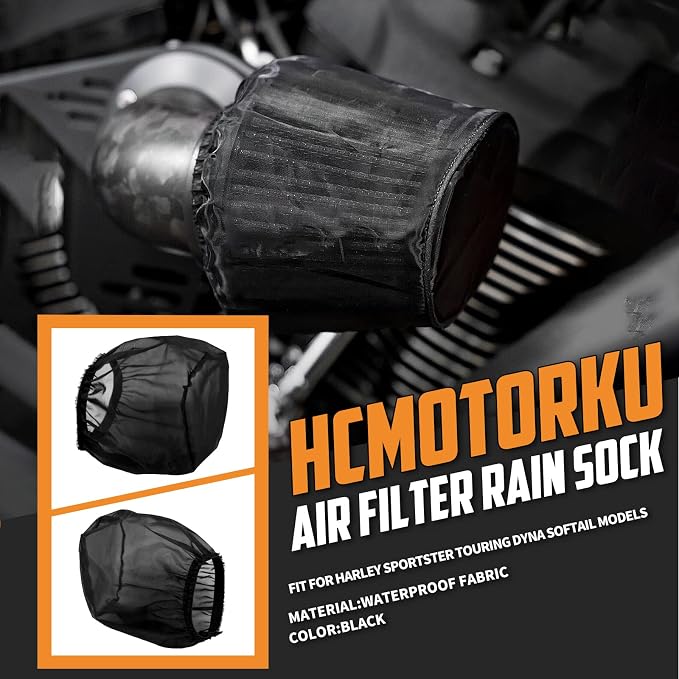 Air Filter Rain Sock Cover Dustproof Waterproof Air Filter Protective Cover Fit - Image 2