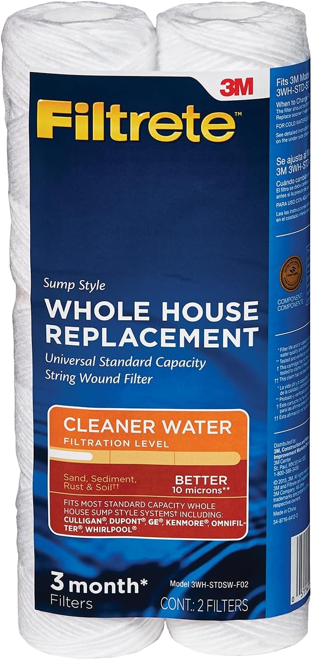 Filtrete 3WH-STDSW-F02 Standard Capacity Whole House System Refill by Unknown