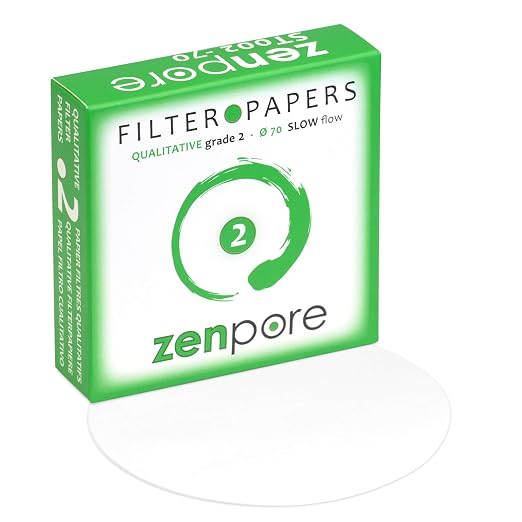 Filter Paper 7 cm Lab Qualitative Filter Paper by ZENPORE