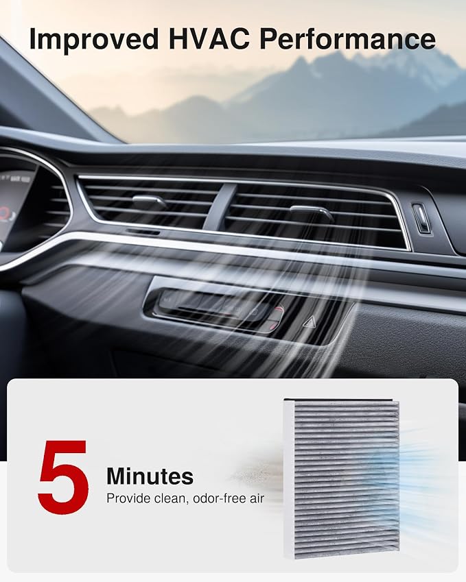 Puroma Cabin Air Filter with Activated Carbon, Replacement - Image 6