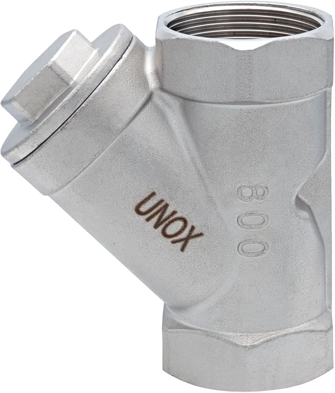 UNOX 1 1/4" Y-Type Stainless Steel Industrial Strainer - Image 2