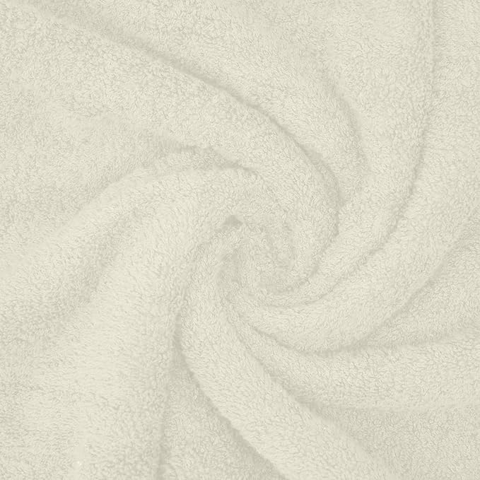 DAN RIVER 2 Pack Luxury Bath Sheets 35x70, 600 GSM, Soft & Quick Dry 100% Ring Spun Cotton Towels Ideal for Hotels, Spas, Gyms & Salons Extra Large, Ivory