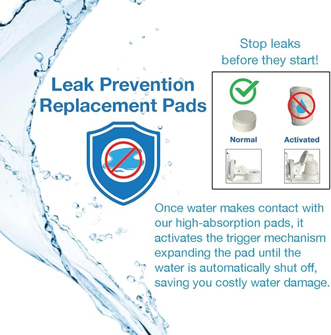 18mm 50 Pack, Leak Stop Valve Replacement Pads, US Company! Support American - Image 2