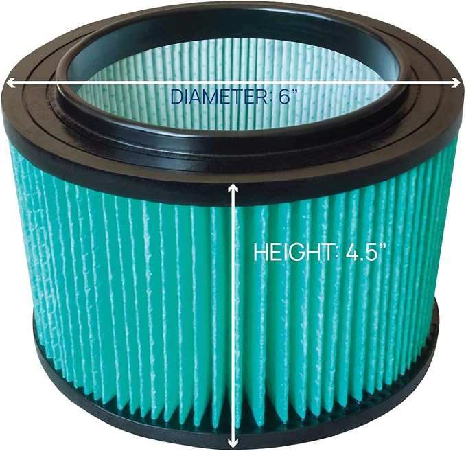 Filter Bros 16950 HEPA Replacement Filter Fits Craftsman Shop Vacuums 3-4 Gal - Image 2