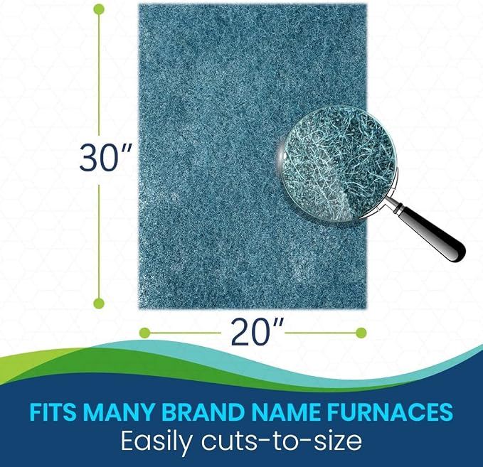 Polyester Washable Fiber Furnace Door Filter - Image 2