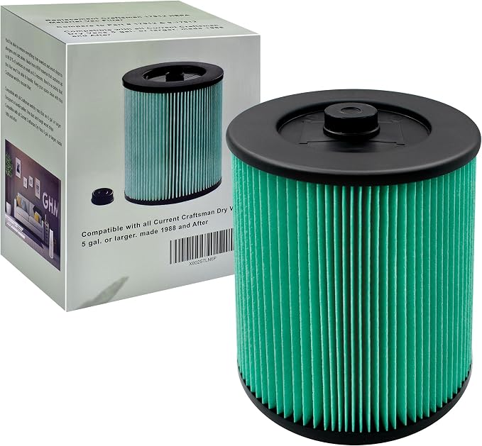 17912 & 9-17912 HEPA Vacuum Filter Compatible by GHM