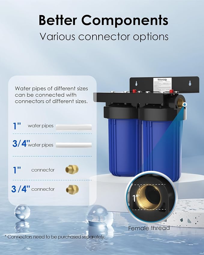 Waterdrop Whole House Water Filter System, - Image 9