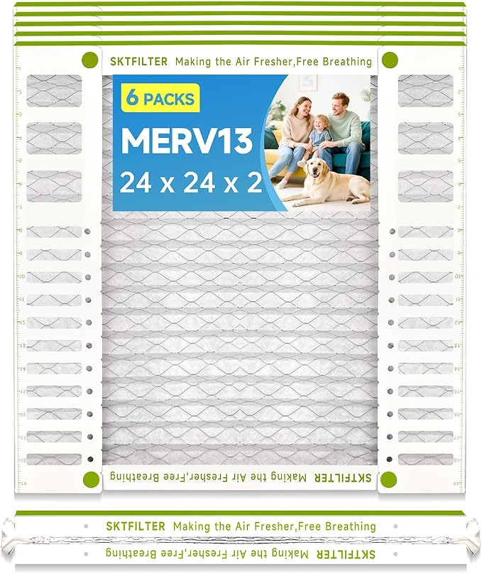 24x24x2 Air Filter AC Furnace MERV 13 Comparable by Unknown