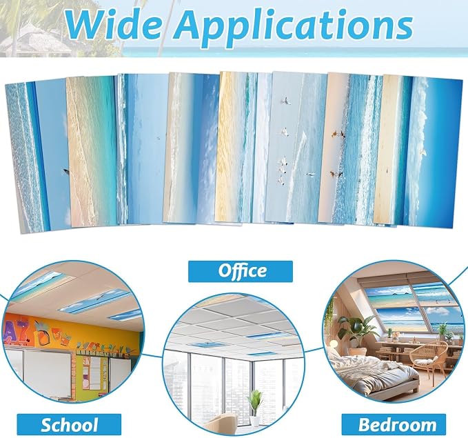 8 Pcs Fluorescent Light Covers - Image 4
