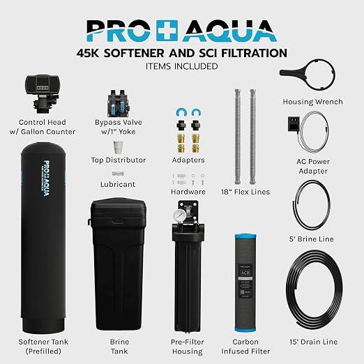 PRO+AQUA PRO-SCI-S45E Whole House Water Filter & Softener Bundle | 45, 000 - Image 2