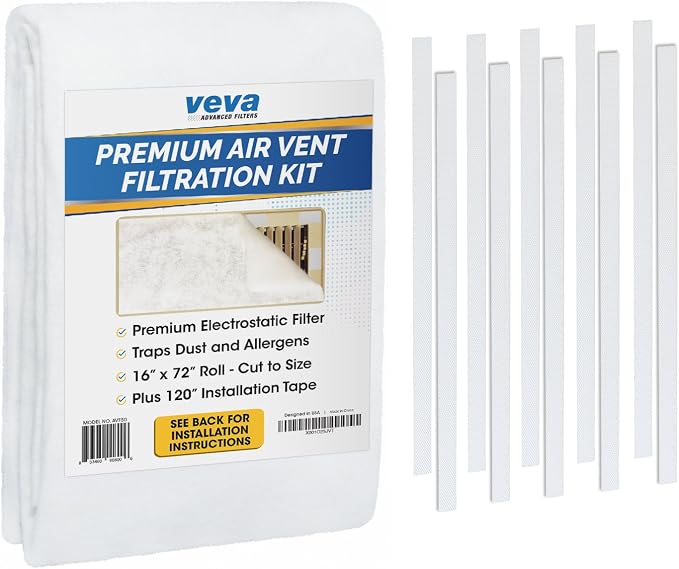 VEVA Premium Air Vent Filters for Home & AC by VEVA