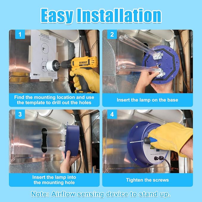 HVAC UVC Light Air Purifier 72W System - Image 8