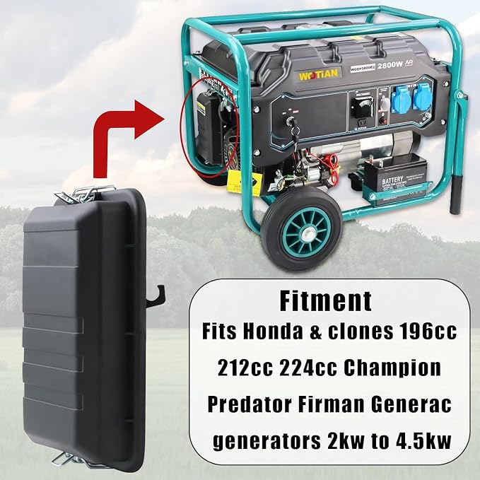 196cc 212cc Generator Air Filter Box/Air Housing Filter Assembly - Image 3