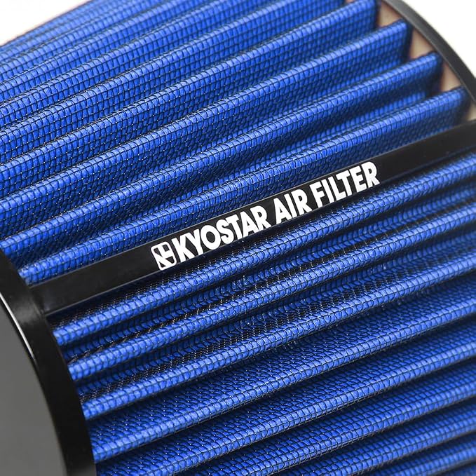 KYOSTAR Universal 3/3.5/4" High-Flow Air Filter, Reusable Cone Cold Air Intake - Image 9