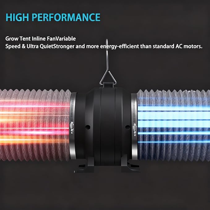 6" 260 CFM Inline Duct Fan - Image 5