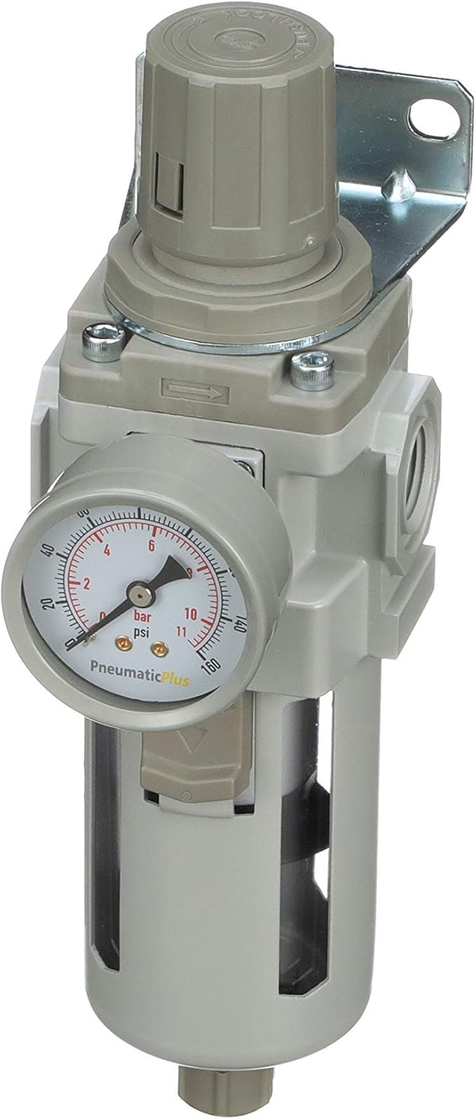PneumaticPlus SAW400-N04BG Compressed Air Filter Regulator Piggyback Combo 1/2" - Image 4