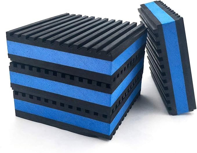 LBG Products Rubber Anti-Vibration Isolator Pads, Heavy Duty Blue EVA Pad by LBGProducts