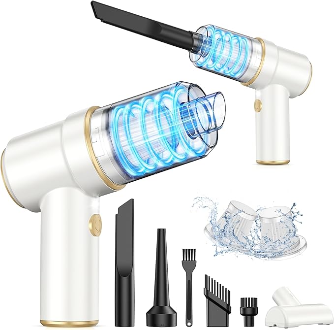 KMM Handheld Car Vacuum Cleaner, 9000PA Vacuum Cleaner & Air Duster, 120W High by KMM