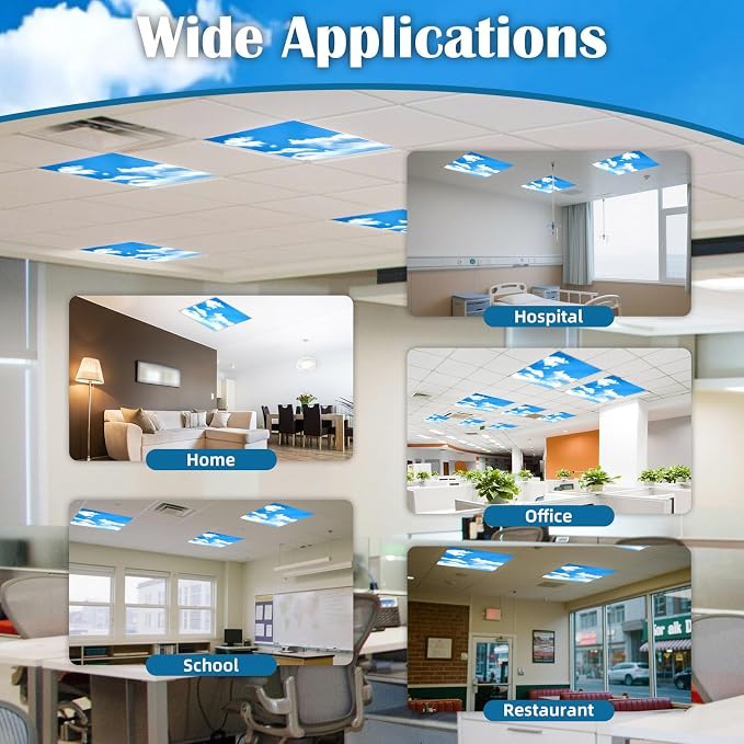 ANGSYLTH 2 x 2 Feet Fluorescent Light Covers - Image 5