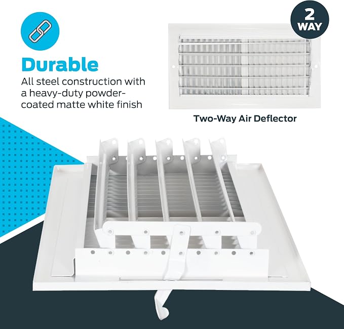 EZ-FLO 12 x 6 Inch Air Vent Cover - Image 5