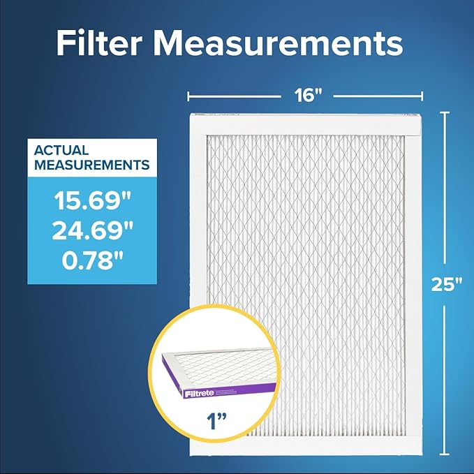 Filtrete 16x25x1 AC Furnace Air Filter, MERV 12, MPR 1500, CERTIFIED asthma & - Image 2