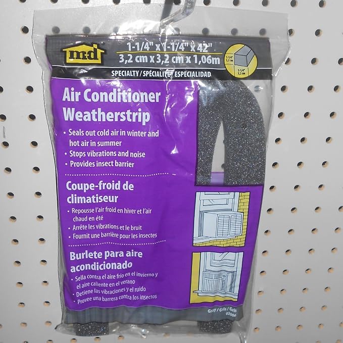 M-D Building Products 02006 1-1/4 in. X 42 in. Gray Air Conditioner Weatherseal - Image 7