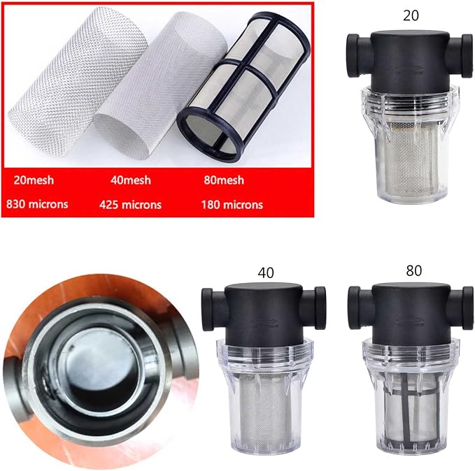 2 Inch 20/40/80 Strainer Water Filter Irrigation Filter Gardening Water - Image 8